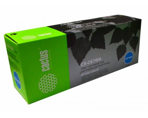 Лазерный картридж Cactus CS-CE740A (HP 307A) черный для принтеров HP Color LaserJet CP5220 Professional, CP5221, CP5223, CP5225 Professional, CP5225dn, CP5225sn, CP5227, CP5229 (7'000 стр.)