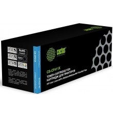Лазерный картридж Cactus CS-CF411X (HP 410X) голубой  для HP Color LaserJet M377, M377dw (M5H23A), M452 Pro, M452dn Pro (CF389A), M452nw Pro (CF388A), M477, M477fdn, M477fdw, M477fnw (5000 стр.)