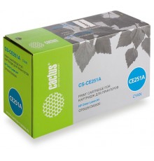 Лазерный картридж Cactus CS-CE251A (HP 504A) голубой для HP Color LaserJet CM3530, MFP, CP3520, CP3525, CP3525x (7 000 стр.)