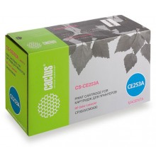 Лазерный картридж Cactus CS-CE253A (HP 504A) пурпурный для HP Color LaserJet CM3530, MFP, CP3520, CP3525, CP3525x (7 000 стр.)