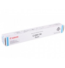 Тонер картридж Canon C-EXV34 3783B002 ,голубой для Canon iR ADVANCE C2020i, C2020L, C2025i, C2030i, C2030L, C2220i, C2220L, C2225i, C2230i(19 000 стр.)