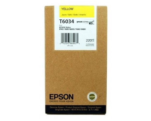 Картридж Epson T6034 (C13T603400)