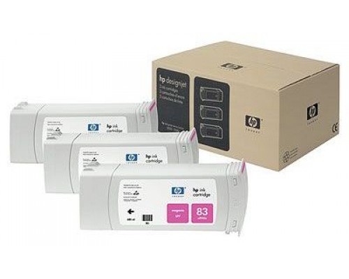 Картридж HP 83 UV (C5074A) 3 Ink Multipack