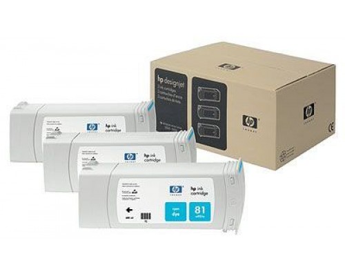 Картридж HP 81 (C5067A) 3 Ink Multipack