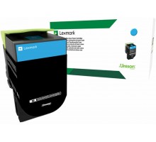 Lexmark Тонер картридж  80C8XC0  голубой