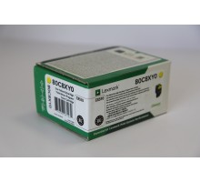 Lexmark Тонер картридж  80C8XY0 жёлтый