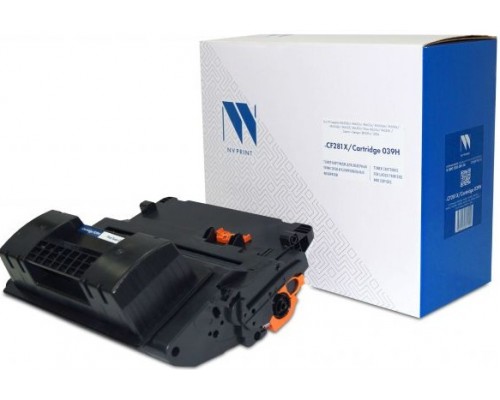 Картридж  NVP NV-CF281X/NV-039H для HP LaserJet M605dn/ M605n/ M605x/ M606dn/ M606x/ M630dn/ M630f/ M630h/ Flow M630z/ M630h / Canon i-Sensys LBP351x/ 352x (25000 стр.)